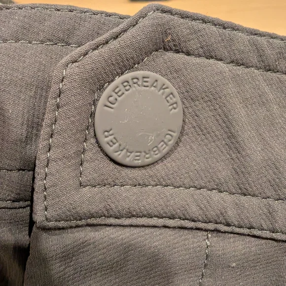 Icebreaker Merino Men's Persist Activewear Hiking Pant - Gray Size 40 - Picture 5 of 9